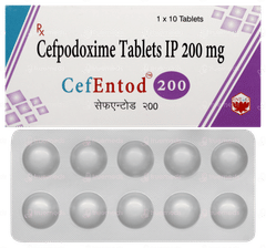 Cefentod 200 MG Tablet 10