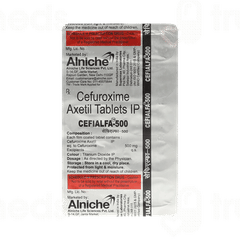 Cefialfa 500 Mg Tablet 10 Cefialfa 500 Mg Tablet 10