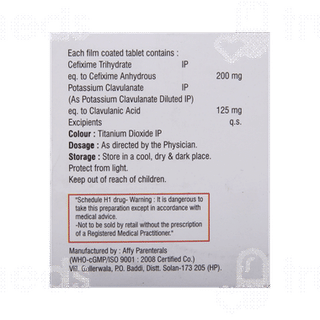 Cefifurt Cv Tablet 10