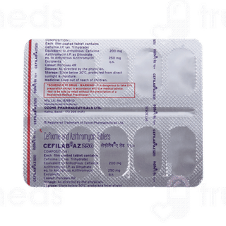 Cefilab Az 200/250 MG Tablet 10