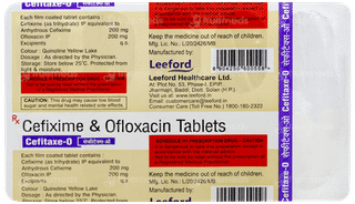 Cefitaxe O Tablet 10