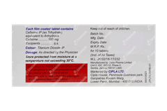 Cefix 100 Tablet 10 Cefix 100 Tablet 10