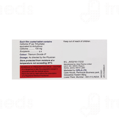 Cefix 100 Tablet 10