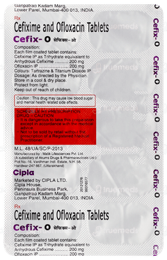 Cefix O Tablet 10