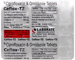 Ceflox Tz Tablet 10 Ceflox Tz Tablet 10