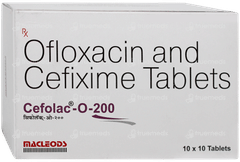 Cefolac O 200 Tablet 10