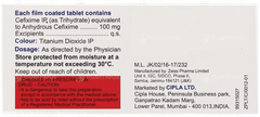 Cefrax 100 Tablet 10 Cefrax 100 Tablet 10
