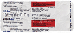 Cefrax 100 Tablet 10 Cefrax 100 Tablet 10