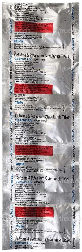 Cefrax Cv Tablet 10