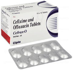 Cefrax O 200/200 MG Tablet 10 Cefrax O 200/200 MG Tablet 10