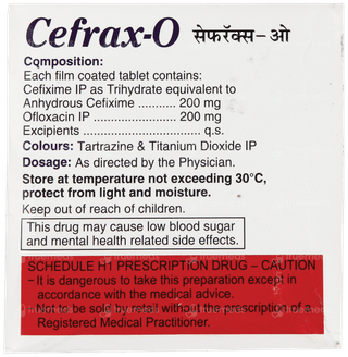 Cefrax O 200/200 MG Tablet 10