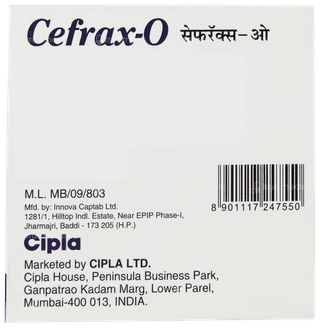 Cefrax O 200/200 MG Tablet 10