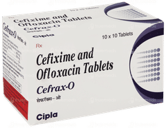 Cefrax O 200/200 MG Tablet 10 Cefrax O 200/200 MG Tablet 10