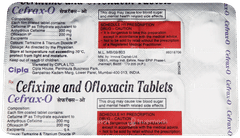 Cefrax O 200/200 MG Tablet 10 Cefrax O 200/200 MG Tablet 10