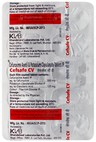 Cefsafe Cv Tablet 10