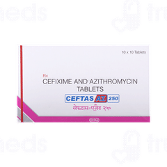 Ceftas -az 200/250 MG Tablet 10