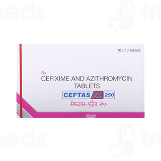 Ceftas -az 200/250 MG Tablet 10