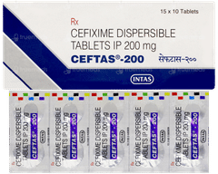 Ceftas 200 Tablet 10