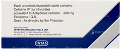 Ceftas 200 Tablet 10