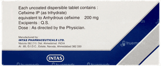 Ceftas 200 Tablet 10