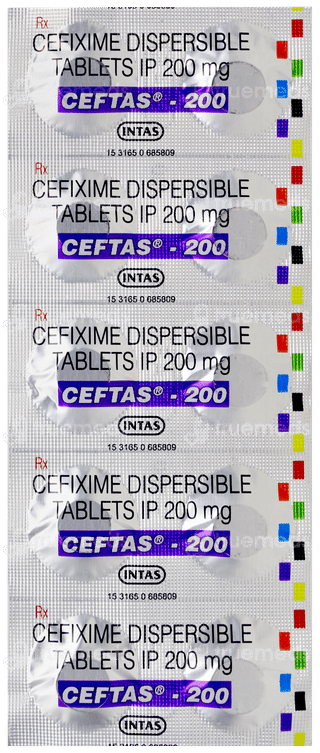 Ceftas 200 Tablet 10