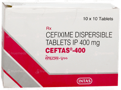 Ceftas 400 Tablet 10 Ceftas 400 Tablet 10