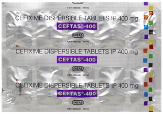 Ceftas 400 Tablet 10