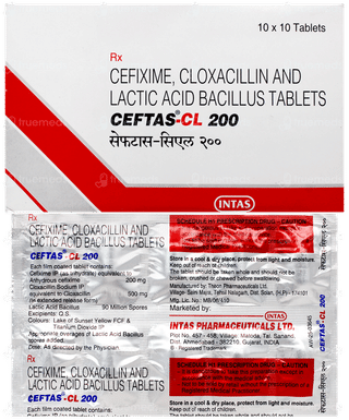 Ceftas Cl 200 Tablet 10
