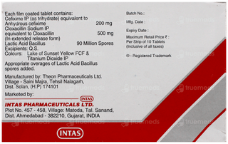Ceftas Cl 200 Tablet 10