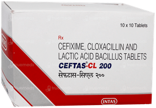 Ceftas Cl 200 Tablet 10