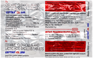 Ceftas Cl 200 Tablet 10