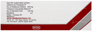 Ceftas Cv 200 Tablet 10