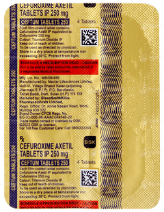 Ceftum 250 Tablet 4 Ceftum 250 Tablet 4