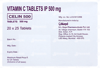 New Celin 500 Tablet 25