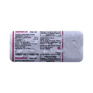 Censpram Lite 10/0.25 MG Tablet 10