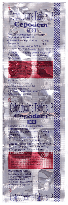 Cepodem 100 Tablet 10