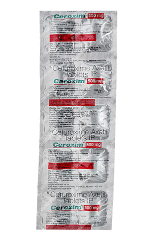 Ceroxim 500mg Tablet 10