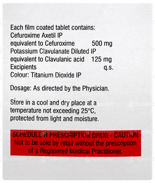 Ceroxim Xp 625mg Tablet 6