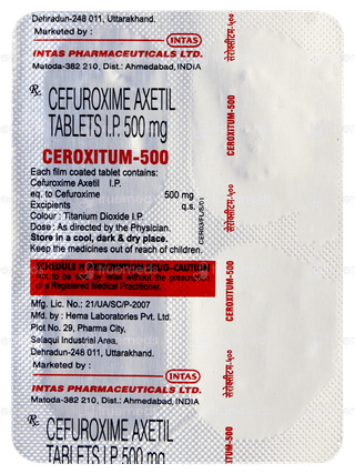 Ceroxitum 500 Tablet 4