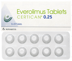 Certican 0.25 Tablet 10