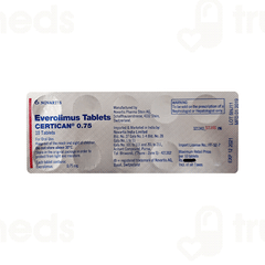 Certican 0.75 Tablet 10