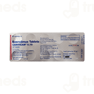 Certican 0.75 Tablet 10