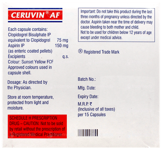 Ceruvin Af Capsule 15