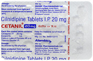 Cetanil 20mg Tablet 15