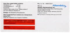 Cetanil Ct Tablet 10