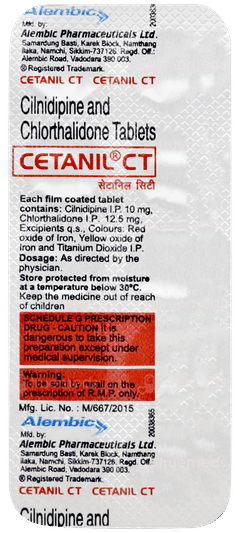 Cetanil Ct Tablet 10