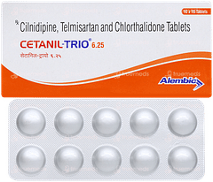 Cetanil Trio 6.25 Tablet 10