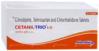 Cetanil Trio 6.25 Tablet 10