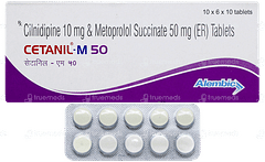 Cetanil M 50 Tablet 10