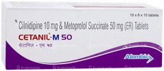 Cetanil M 50 Tablet 10 Cetanil M 50 Tablet 10